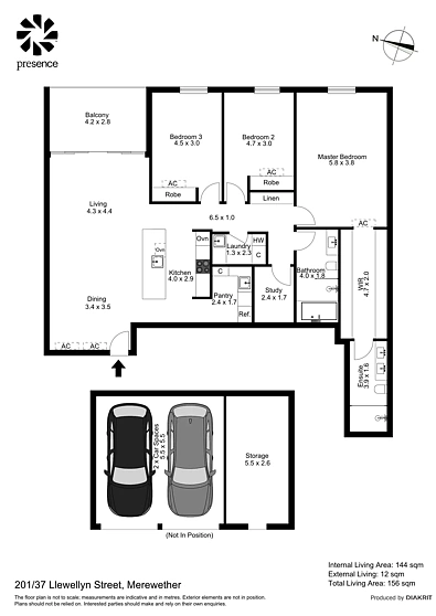201/37 Llewellyn Street, Merewether, NSW 2291, 3 Schlafzimmer, 2 Badezimmer, Unit