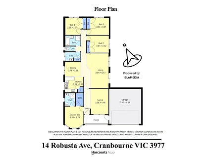 14 Robusta Avenue, Cranbourne, VIC 3977, 4房, 2浴, House