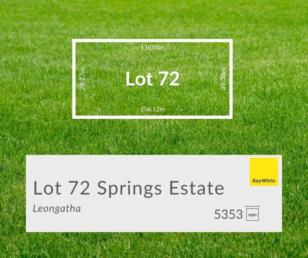 Leongatha NEW RELEASE - SPRINGS ESTATE