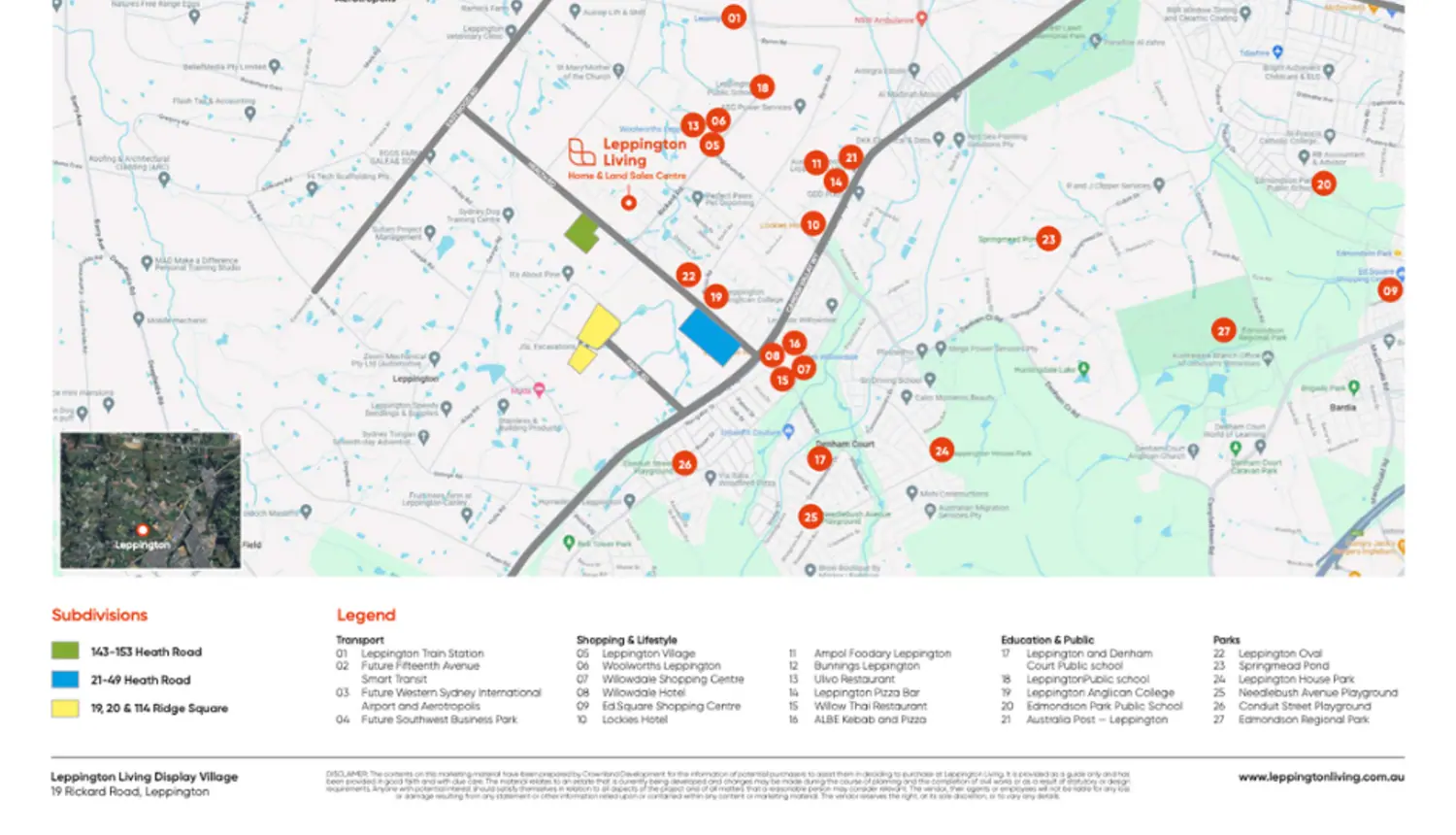 LOT Lot 122/21-31 Heath Road, Leppington, South Western Suburbs, 0部屋, 0バスルーム, Section