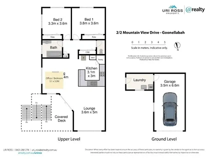2/2 Mountain View Drive, Goonellabah, NSW 2480, 2 રૂમ, 1 બાથરૂમ, Unit