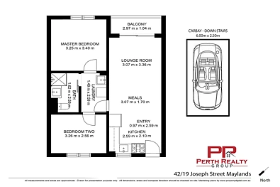 42/19 Joseph Street, Maylands, WA 6051, 2房, 1浴, Apartment