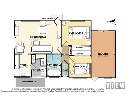 3/102 Mary Street, East Devonport, West and North West, 2房, 1浴, Unit