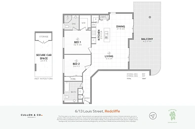 6/13 Louis Street, Redcliffe, QLD 4020, 2房, 2浴, Unit