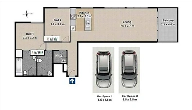 731/3 McIntyre Street, Gordon, NSW 2072, 2房, 2浴, Apartment