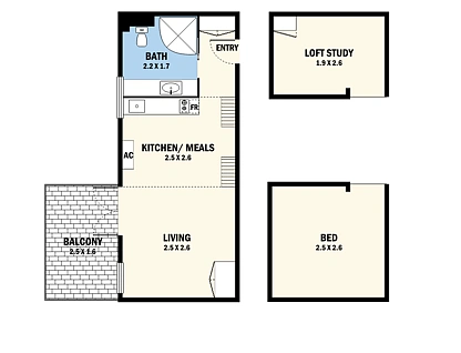 407/7 Ordnance Reserve, Maribyrnong, North West Melbourne, 1 कमरे, 1 बाथरूम, Apartment