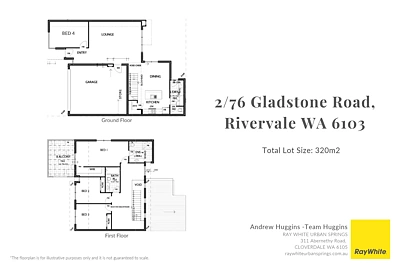 户型图 - 2/76 Gladstone Road, Rivervale, WA 6103