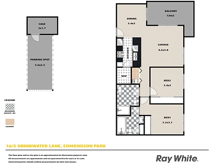 16/5 Drinkwater Lane, Edmondson Park, South Western Suburbs, 2房, 2浴, Apartment