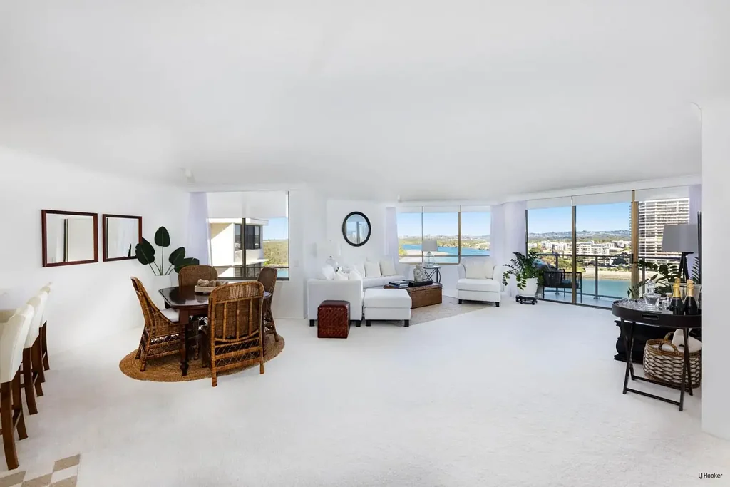 Tweed Heads 2غرفة نوم Elevated Elegance with Panoramic Harbour and Ocean Views in an Exclusive Enclave