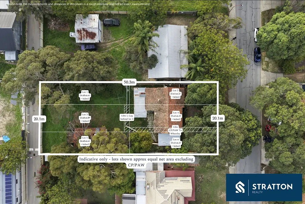 Gosnells 3ห้องนอน R60 Zoned Block Site with Rear Lane Access & Development Potential