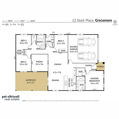 12 Stark Place, Gracemere, QLD 4702, 4 Schlafzimmer, 2 Badezimmer, House