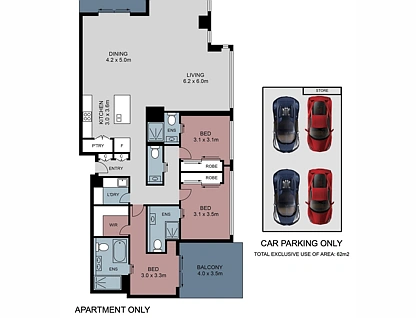 地址保密, Milton, Brisbane Western Region, 3 غرف, 3 حمامات, Apartment