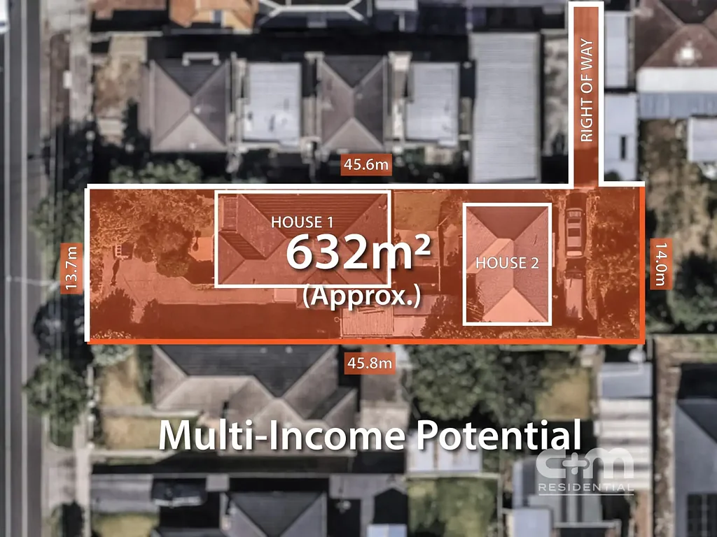 Pascoe Vale 4ห้องนอน Two Homes. One Title. Endless Options w/ ~632m2