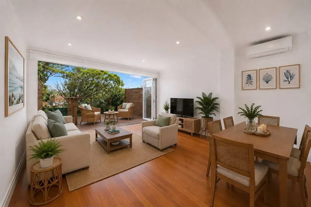 Light-Filled, Freshly Painted Home Just Moments from Mosman Village
