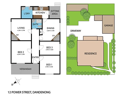 12 Power Street, Dandenong, VIC 3175, 3 રૂમ, 1 બાથરૂમ, House