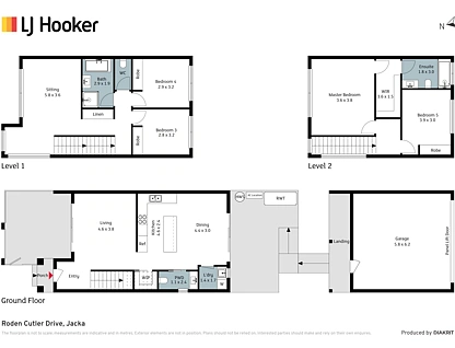 251-259 Roden Cutler Drive, Jacka, Gungahlin District, 4房, 2浴, House