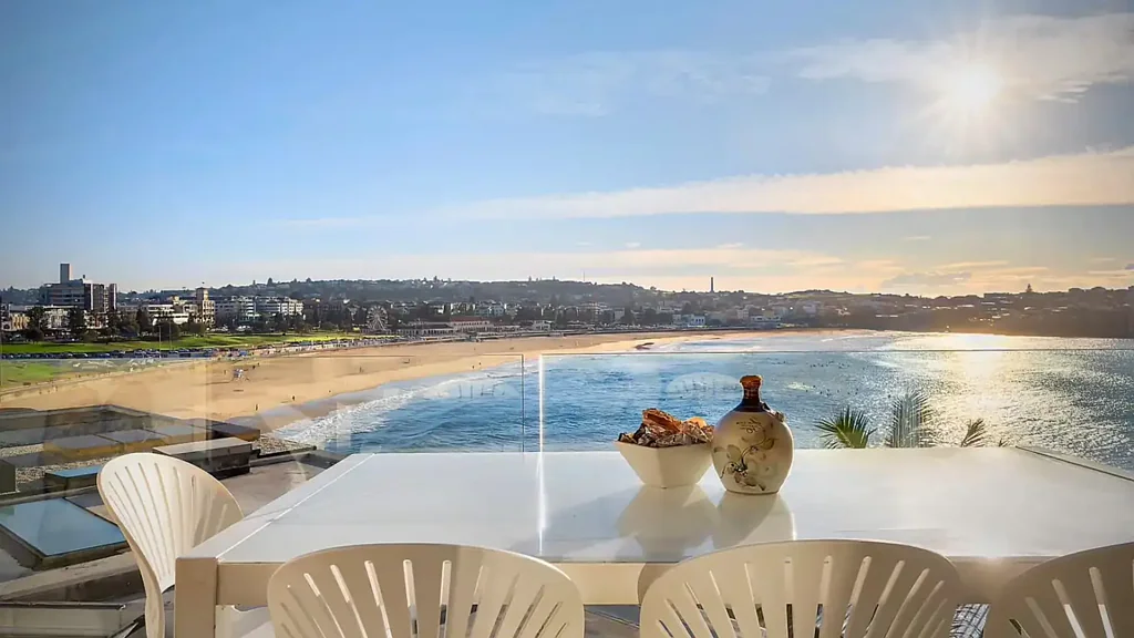 Oceanfront North-Facing Apartment with Panoramic Views Overlooking Bondi Beach with a Rare Double Lockup Garage!