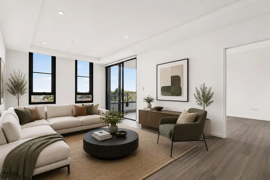 Modern one bedroom apartment plus study in the Heart of Hurstville