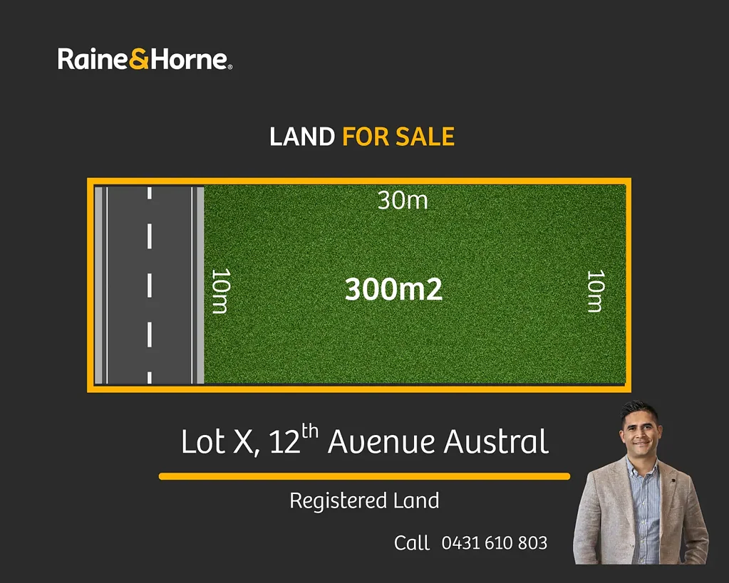 Austral Registered Land, Ready to build
