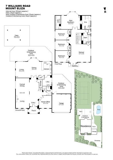 फ्लोर प्लान - 7 Williams Road, Mount Eliza, VIC 3930