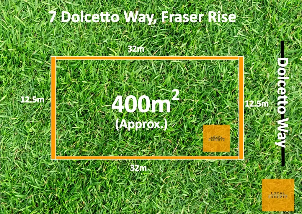 Fraser Rise 位于Fraser Rise，12.5米正面宽度，32米深度，靠近学校、公园、购物中心，灵活设计，立即建造，不容错过的机会。 Premium Titled Land For Sale To Build Your Dream Home.