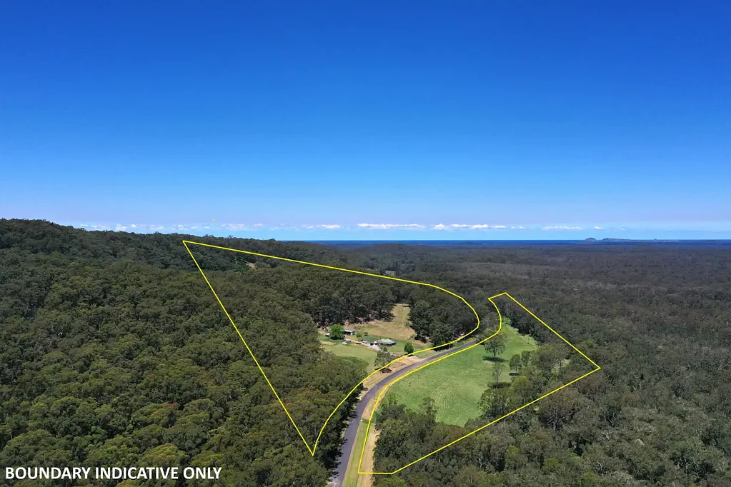 Bombah Point Peaceful 37.89 Hectare Farm Ready Property Located Just 7 km from Bulahdelah with Scenic Settings
