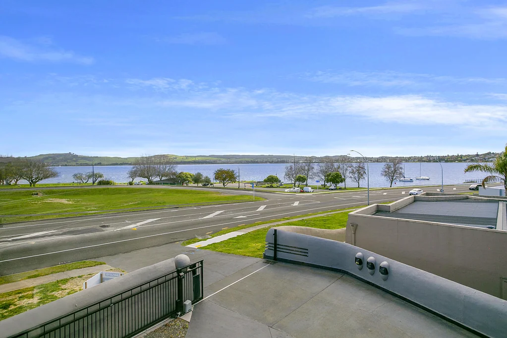 Taupo 4कमरा Front row to the lake