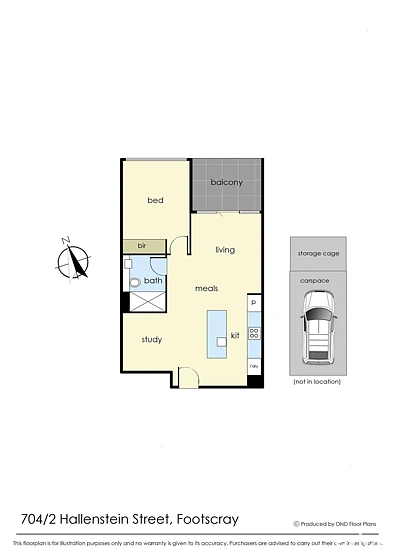 704/2 Hallenstein Street, Footscray, VIC 3011, 1 Schlafzimmer, 1 Badezimmer, Apartment