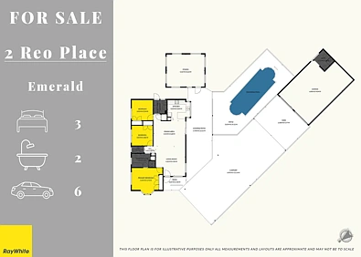 2 Reo Place, Emerald, QLD 4720, 3 Bedrooms, 1 Bathrooms, House