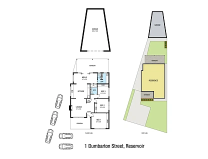 1 Dumbarton Street, Reservoir, VIC 3073, 3房, 1浴, House
