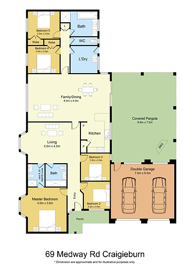 69 Medway Road, Craigieburn, VIC 3064, 5 slaapkamers, 3 badkamers, House