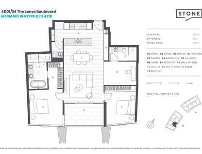 41101/24 The Lanes Boulevard, Mermaid Waters, QLD 4218, 2 Bedrooms, 2 Bathrooms, Apartment