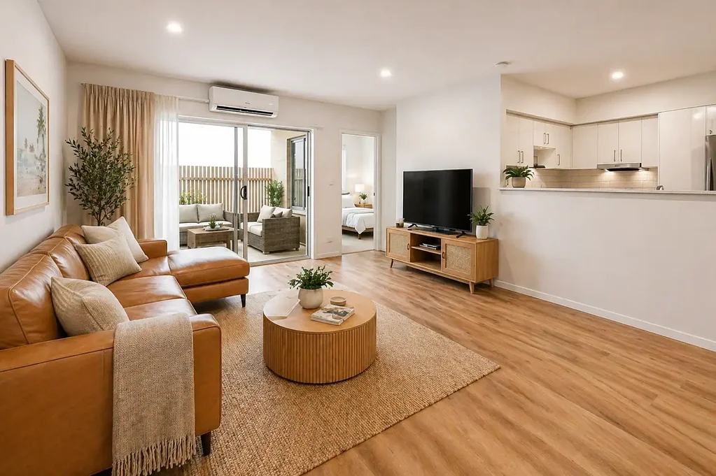 Coorparoo 2ห้องนอน Stylish Living with City Views in Prime Coorparoo Location