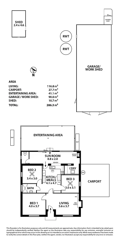 36 Melville Terrace, Murray Bridge, SA 5253, 3 Bedrooms, 1 Bathrooms, House