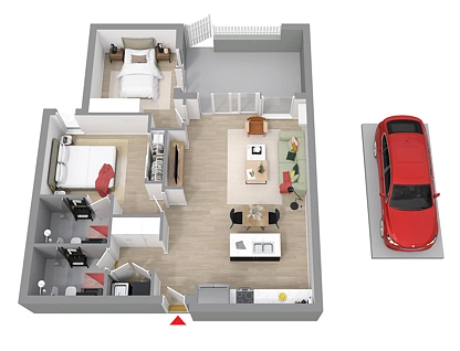2/203 Birdwood Road, Georges Hall, South Western Suburbs, 2 habitaciones, 2 baños, Apartment