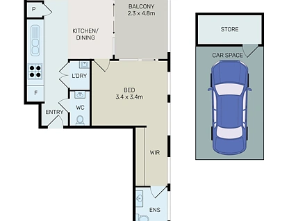 19/140 Good Street, Harris Park, Parramatta (Northwest suburbs), 1房, 1浴, Apartment