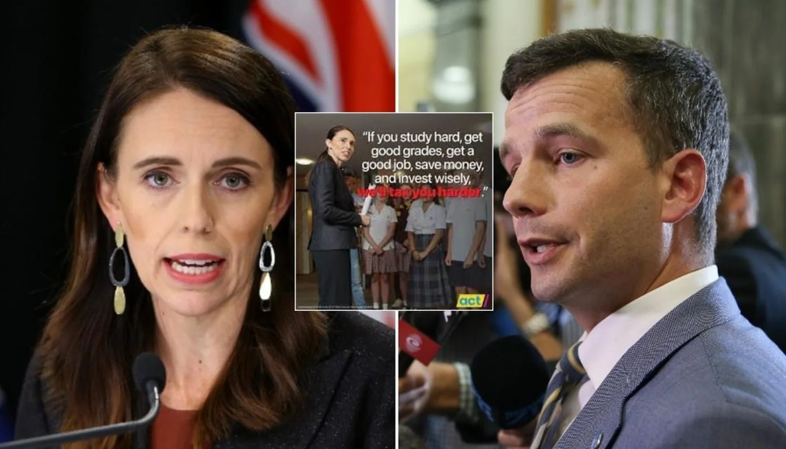 Jacinda Ardern滥征税?行动党广告误导被勒令下架