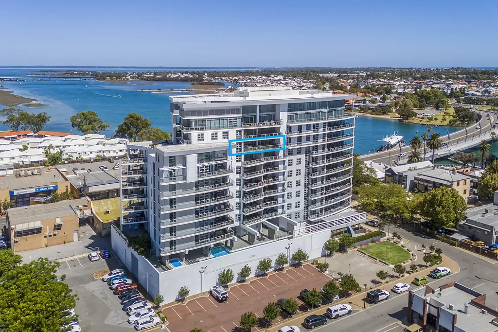 Mandurah 3ਬੈੱਡਰੂਮ 8TH FLOOR – NORTH FACING – AMAZING VIEWS
