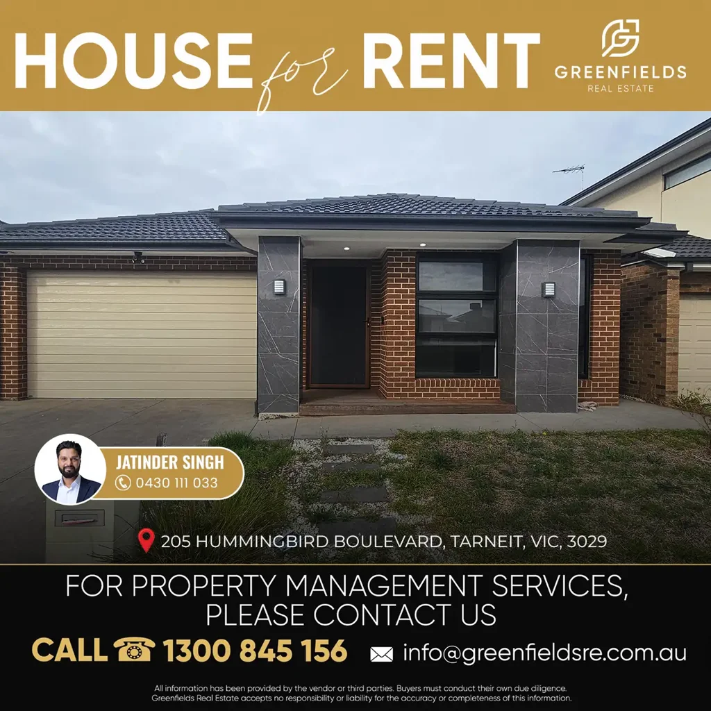 Modern Family Living in Prime Tarneit Location – 4 Bed Home! Stylish & Spacious Home for Rent in Tarneit!