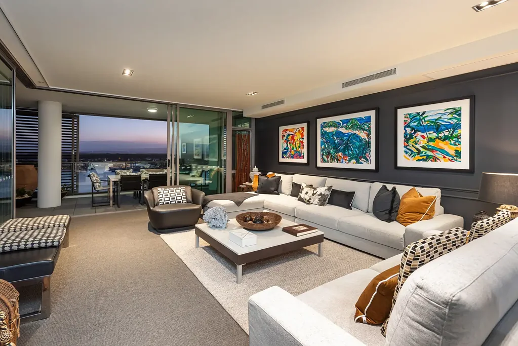 Paradise Point 3कमरा Distinguished Ephraim Island Sub-Penthouse With Panoramic Broadwater & Skyline Views