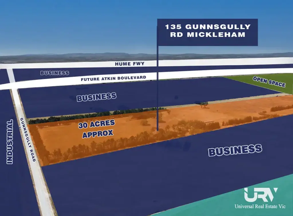 Mickleham  GOLDMINE POTENTIAL DEVELOPMENT SITE IN THE UGZ IN MERRIFIELD NORTH EMPLOYMENT PSP