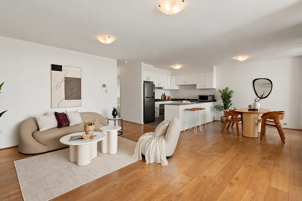 Rockdale 2कमरा Contemporary North-Facing Apartment with Expansive Entertainer's Balcony