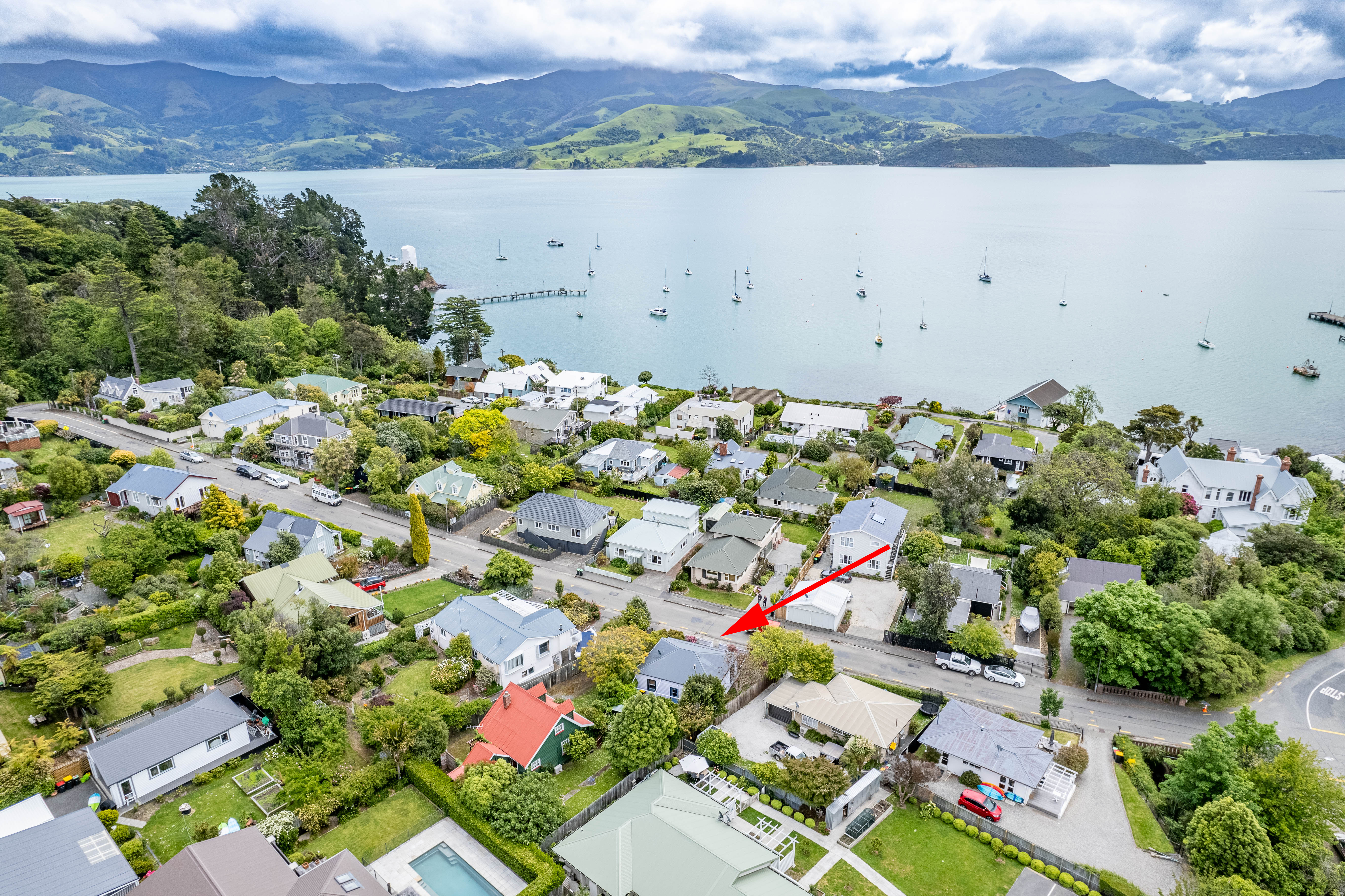 147a Rue Jolie, Akaroa, Christchurch, 2部屋, 1バスルーム, House