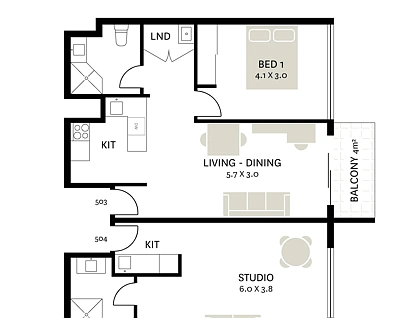 503/58-62 Delhi Road, Macquarie Park, Upper North Shore, 2 phòng ngủ, 2 phòng tắm, Apartment