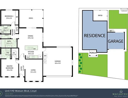 1/10 Watson Boulevard, Lloyd, NSW 2650, 2 ਕਮਰੇ, 2 ਬਾਥਰੂਮ, House