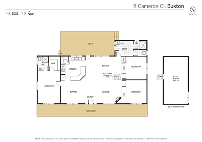 Plano ng Bahay - 9 Cameron Close, Buxton, VIC 3711