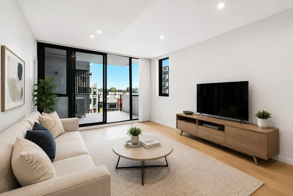Hornsby 2房 Hornsby中心位置 开放式布局 现代厨房 安全地下停车 低维护生活 Stylish Apartment in a Prime Hornsby Location