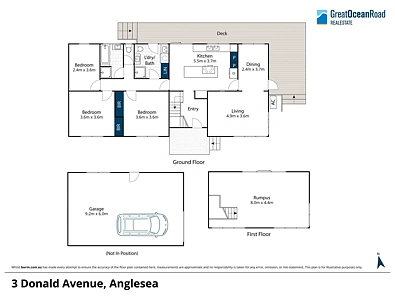 3 Donald Avenue, Anglesea, VIC 3230, 3 phòng ngủ, 2 phòng tắm, House