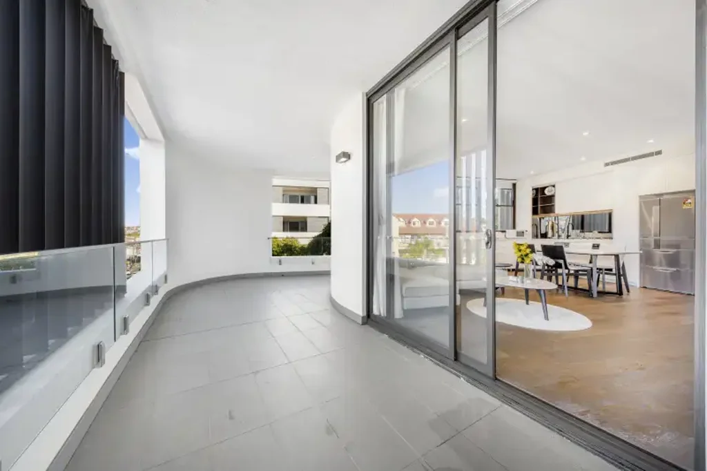 Partially furnished executive style apartment with city views