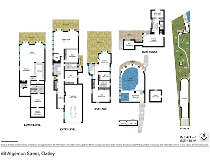 68 Algernon Street, Oatley, NSW 2223, 5 ਕਮਰੇ, 3 ਬਾਥਰੂਮ, House